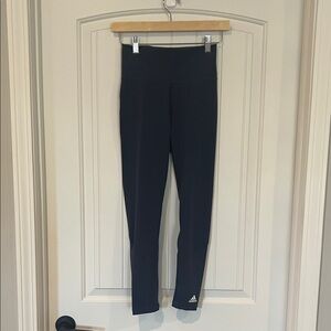 Adidas Leggings with Logo in navy blue